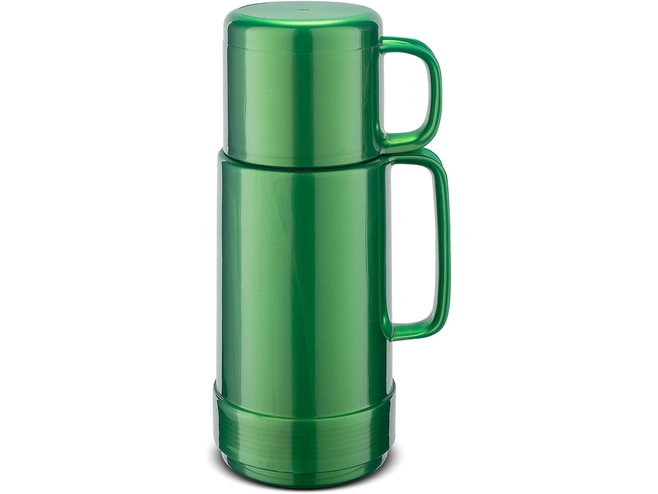 Bottiglia termica 500 ml shiny jade verdone con tazza per bevande calde e fredde - Rotpunkt
