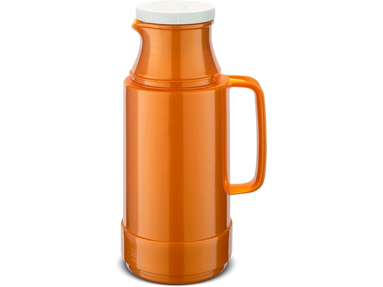 Bottiglia termica 750 ml shiny fox arancione con tazza per bevande calde e fredde - Rotpunkt