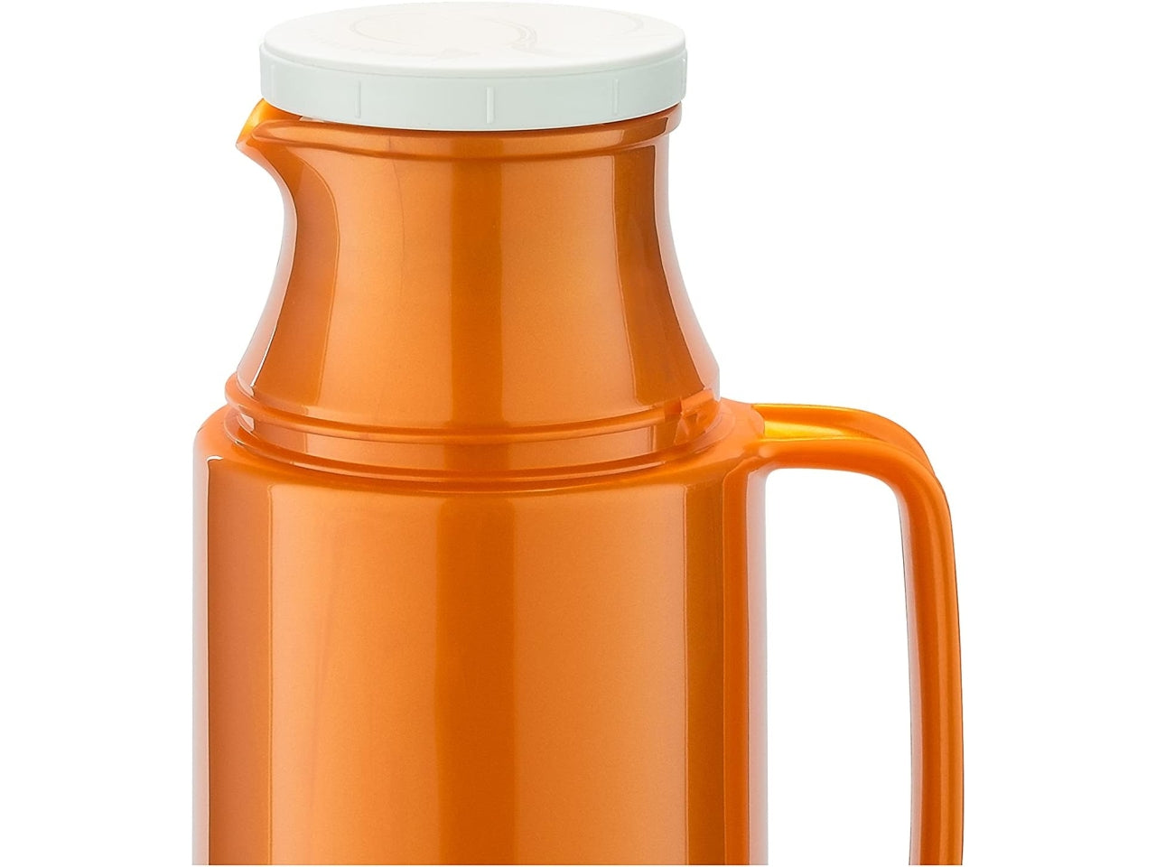 Bottiglia termica 750 ml shiny fox arancione con tazza per bevande calde e fredde - Rotpunkt