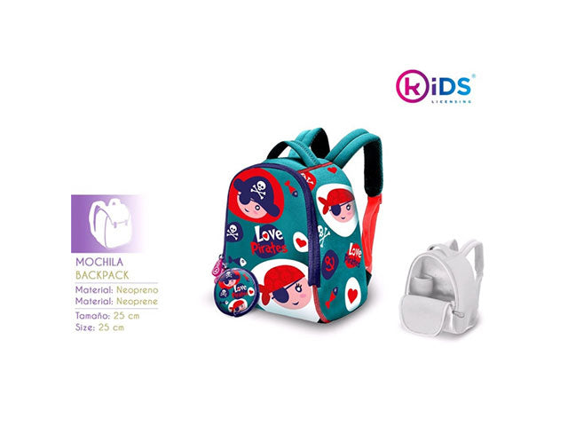 Love pirati zaino 25cm kl10202