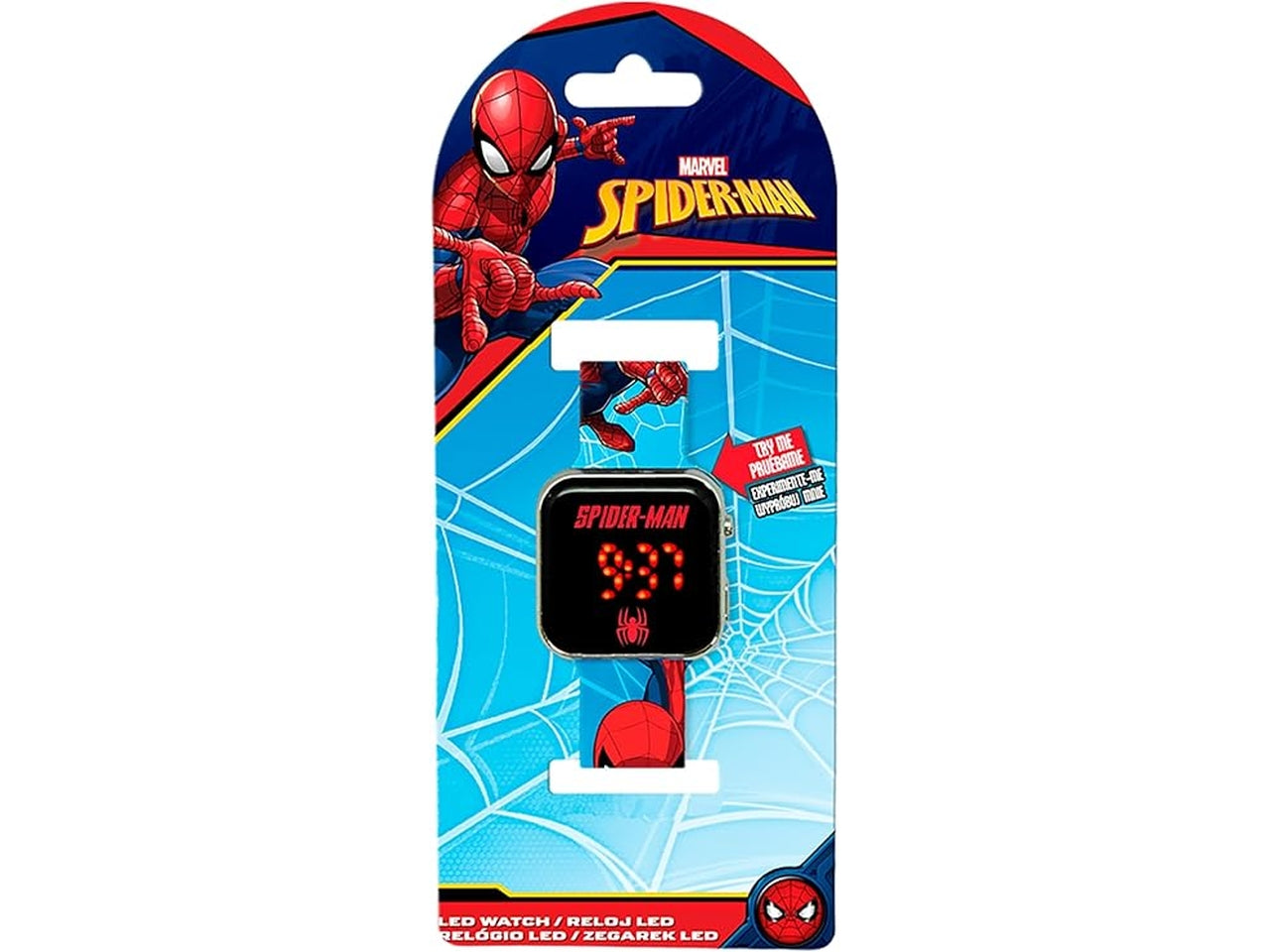 Spiderman orologio led