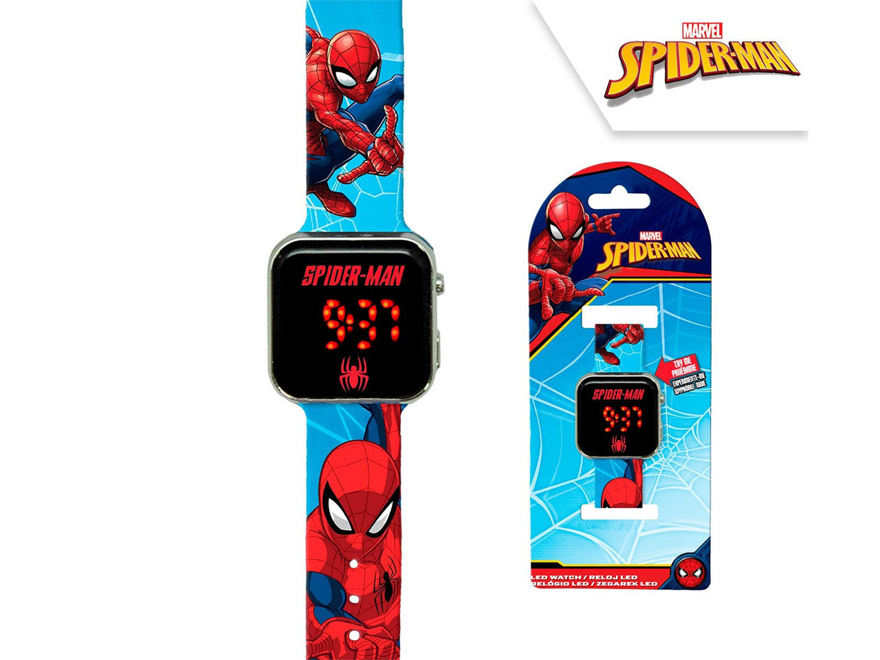 Spiderman orologio led