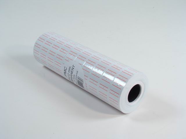 Etichette bobina Markin in colore bianco 21x12mm