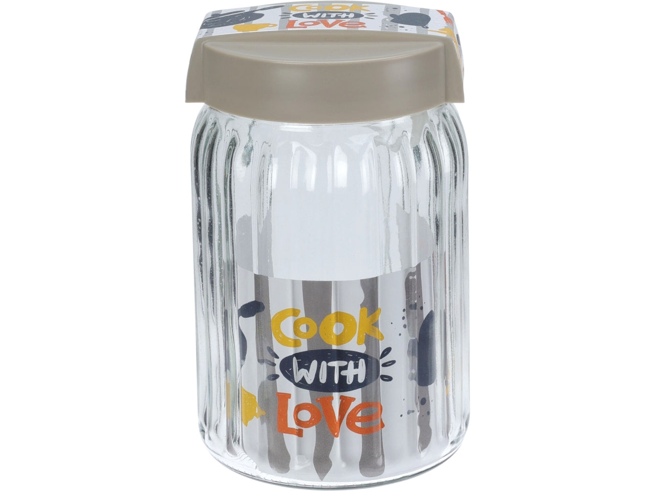 Barattolo in vetro 1400ml 11x18cm