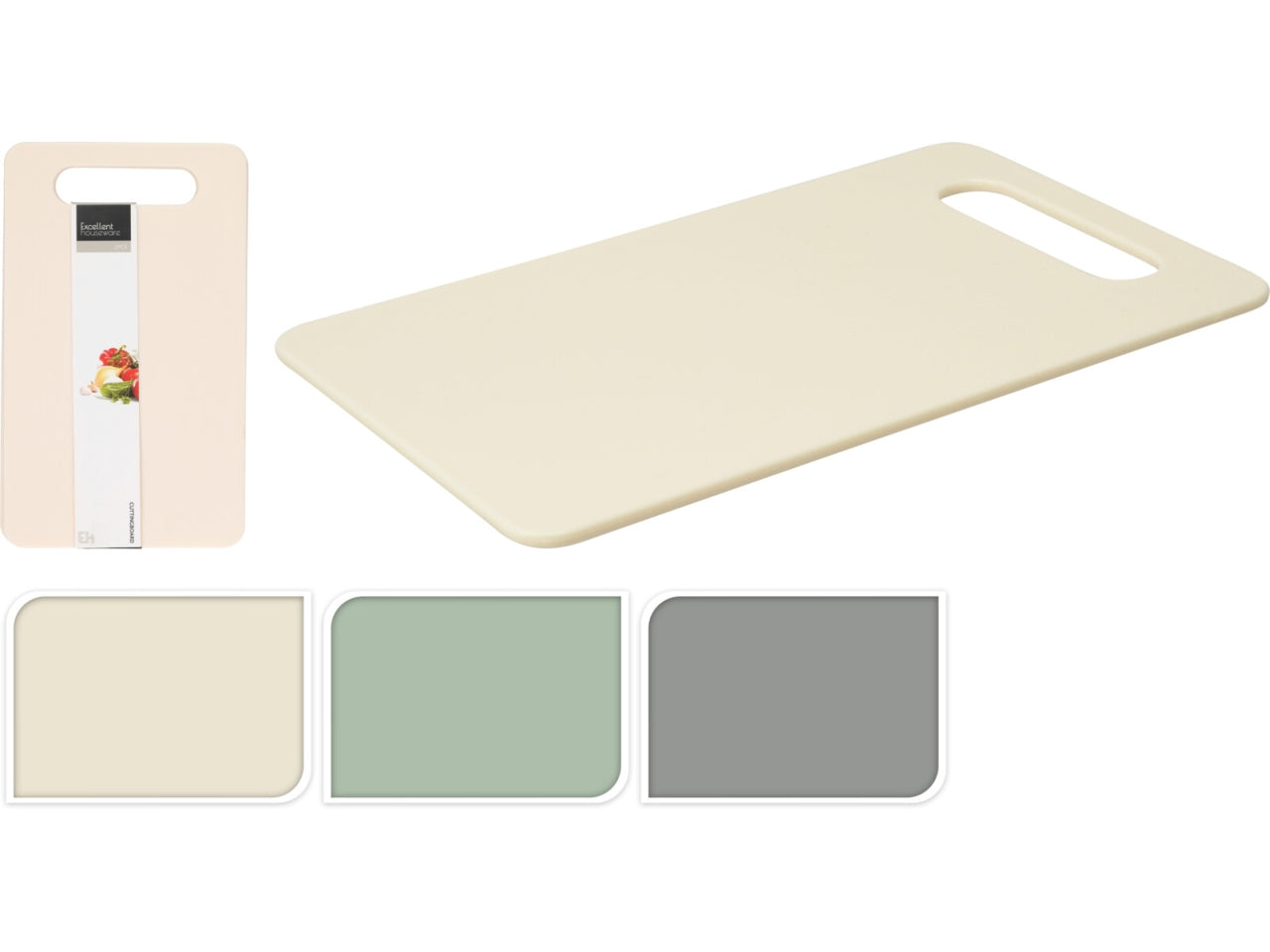 Set 3 tagliere in plastica flessibili 25x15