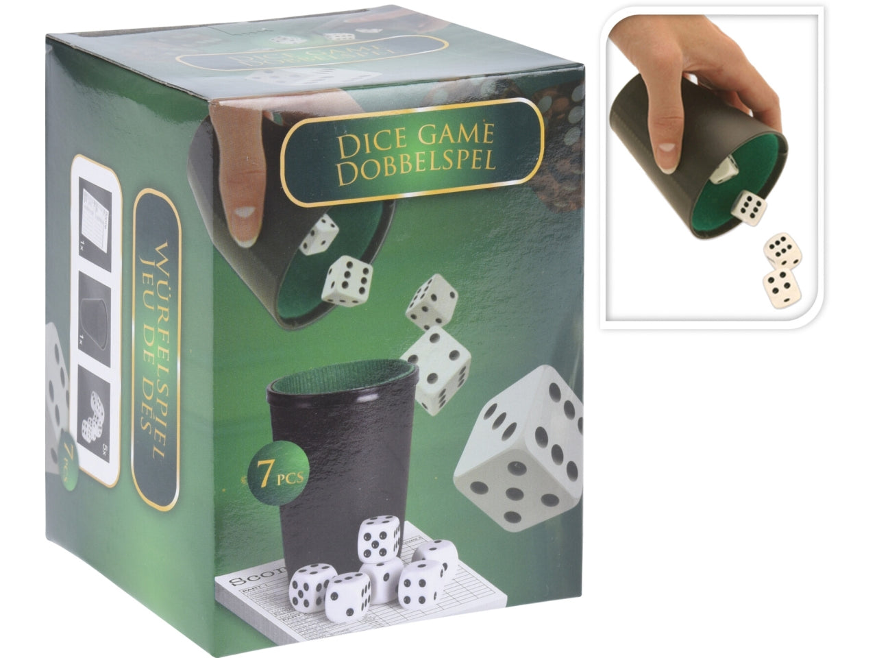 Gioco dadi con accessori