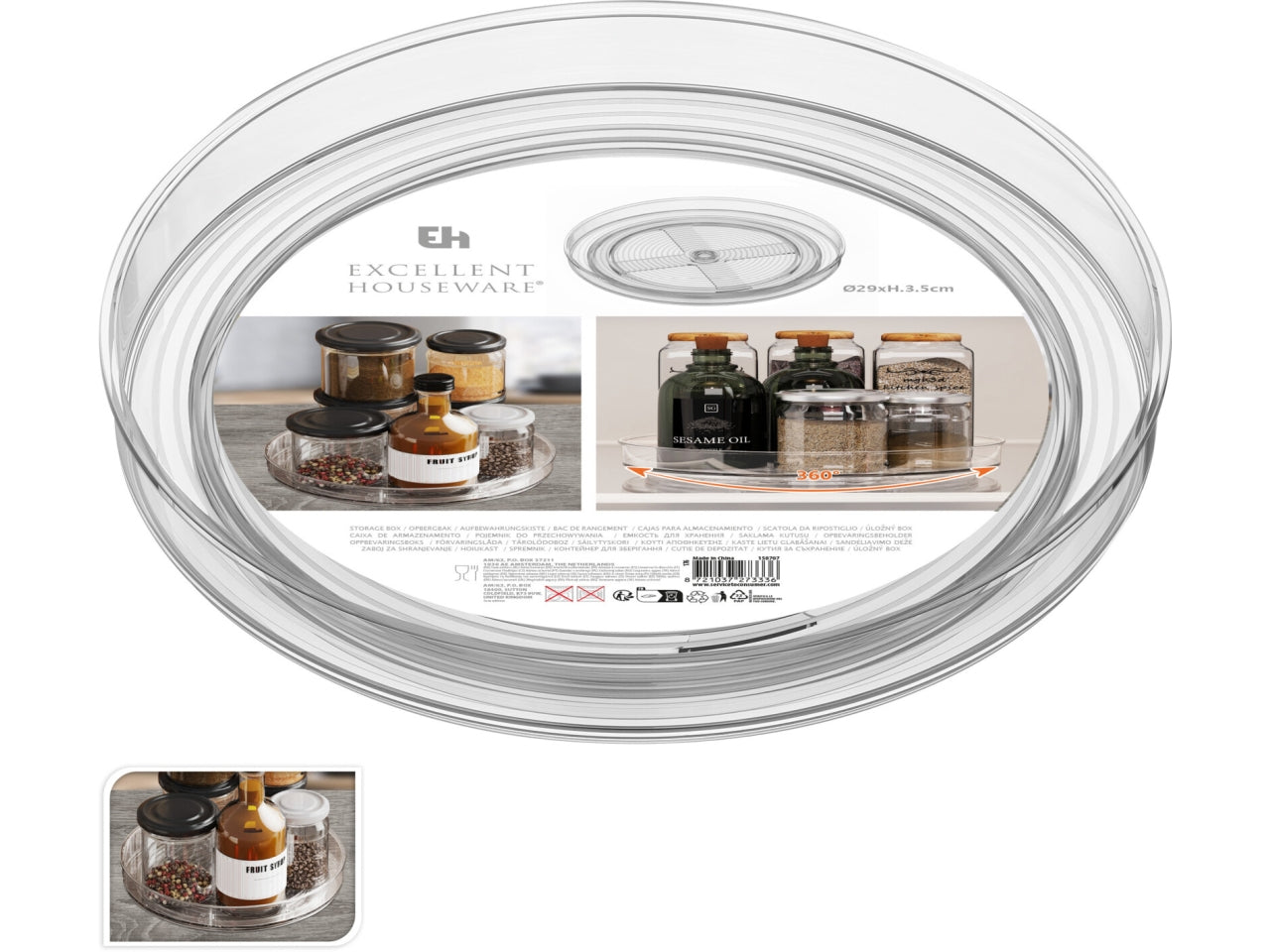 Organizer per frigo in per 29x3cm