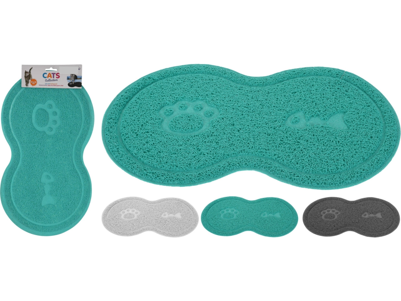Tappetino gatti 46x26cm in colori assortiti