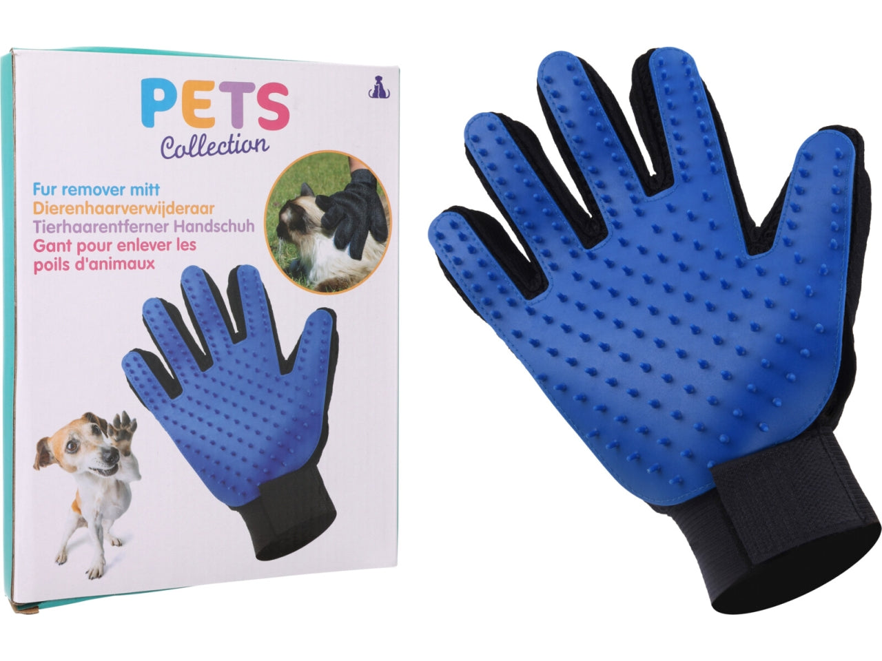 Guanto elimina peli per animali