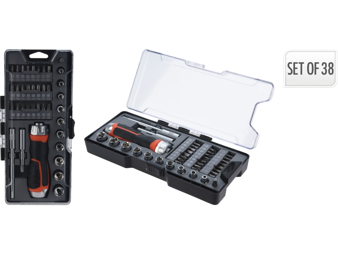 Kit 38 cacciavite cricchetto