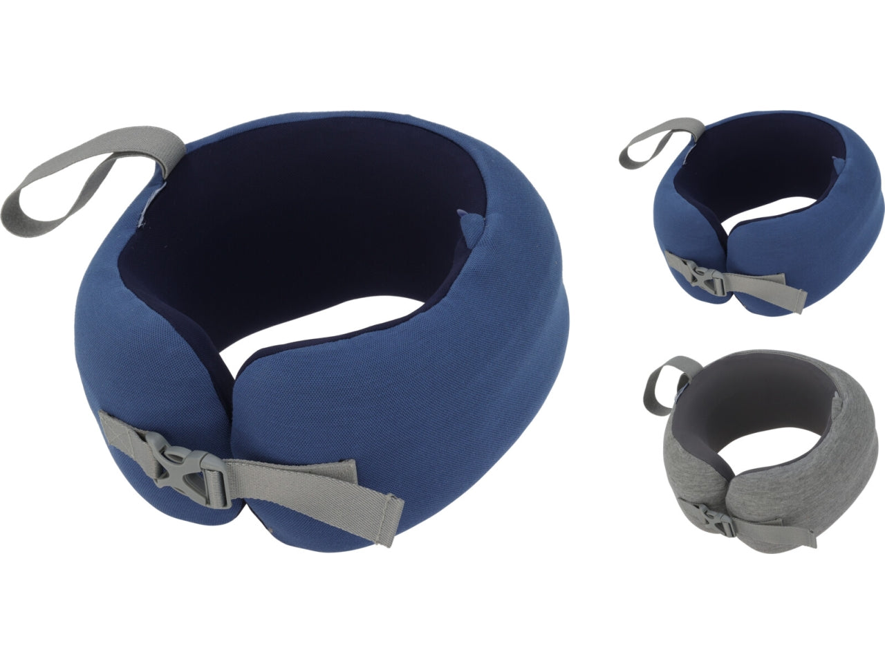 Cuscino da viaggio collo 22x23x12cm in colori assortiti