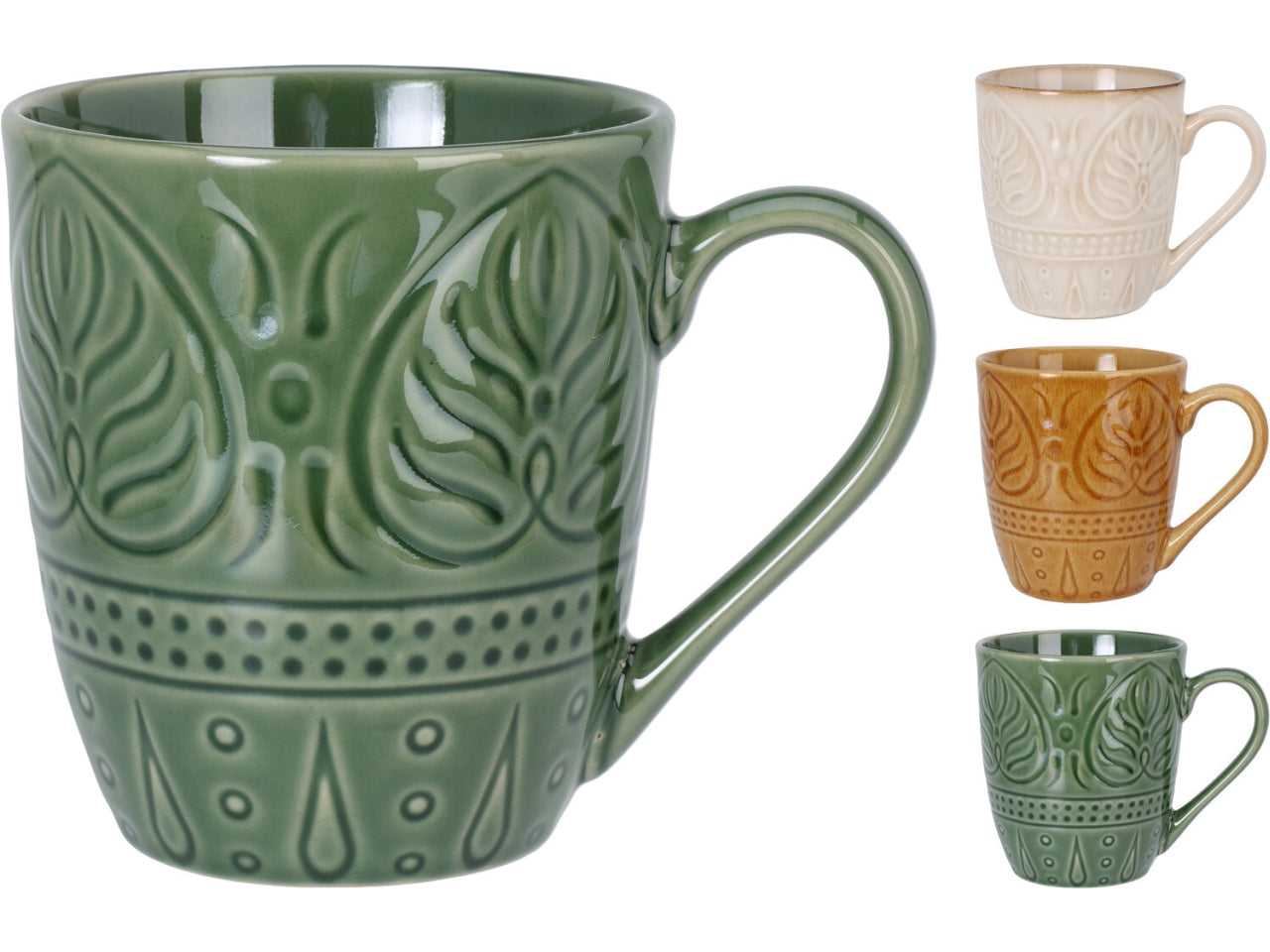 Mug in ceramica 390ml in colori assortiti