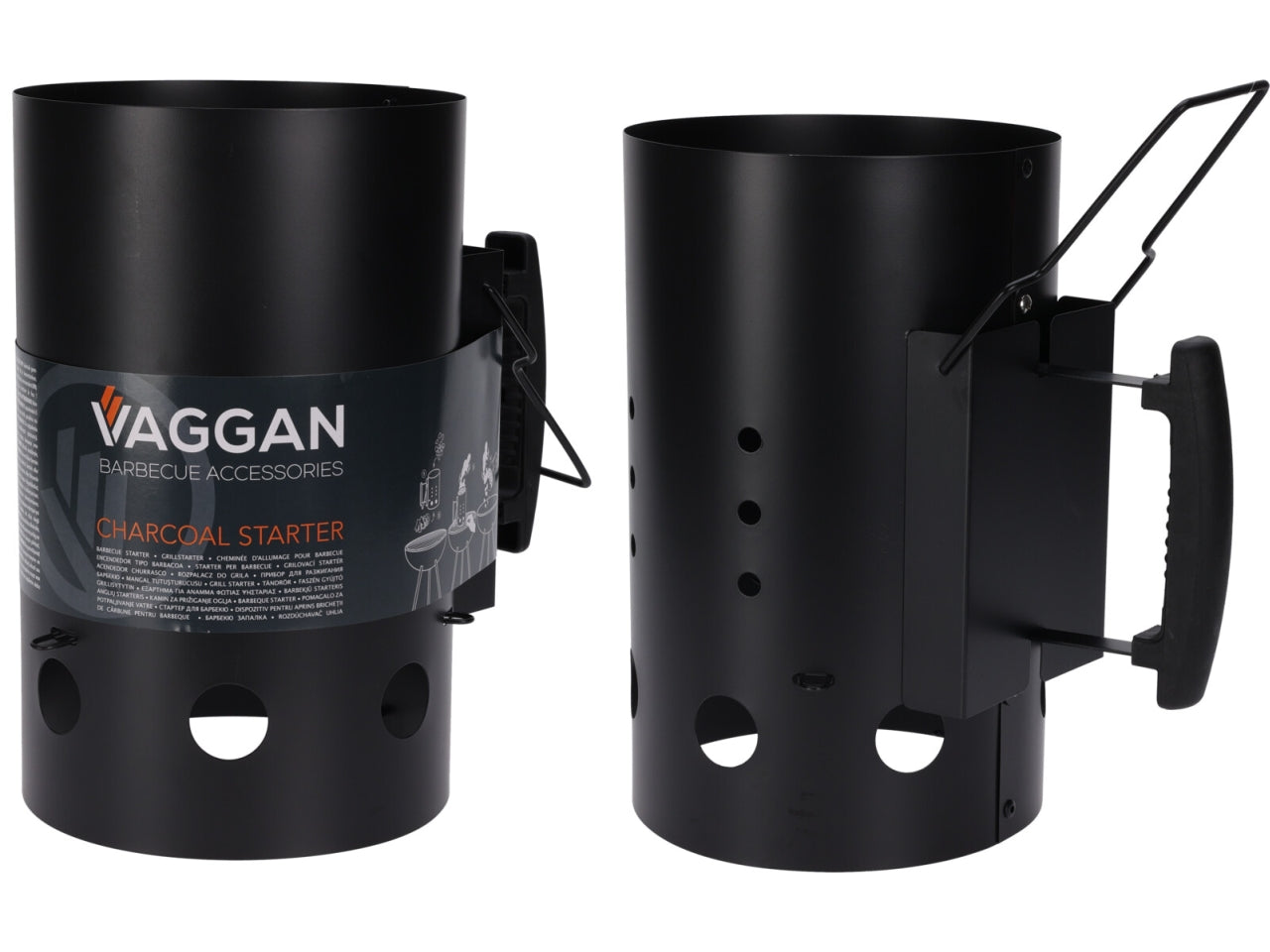 Accendi fuoco per barbecue colore nero 19xh30cm