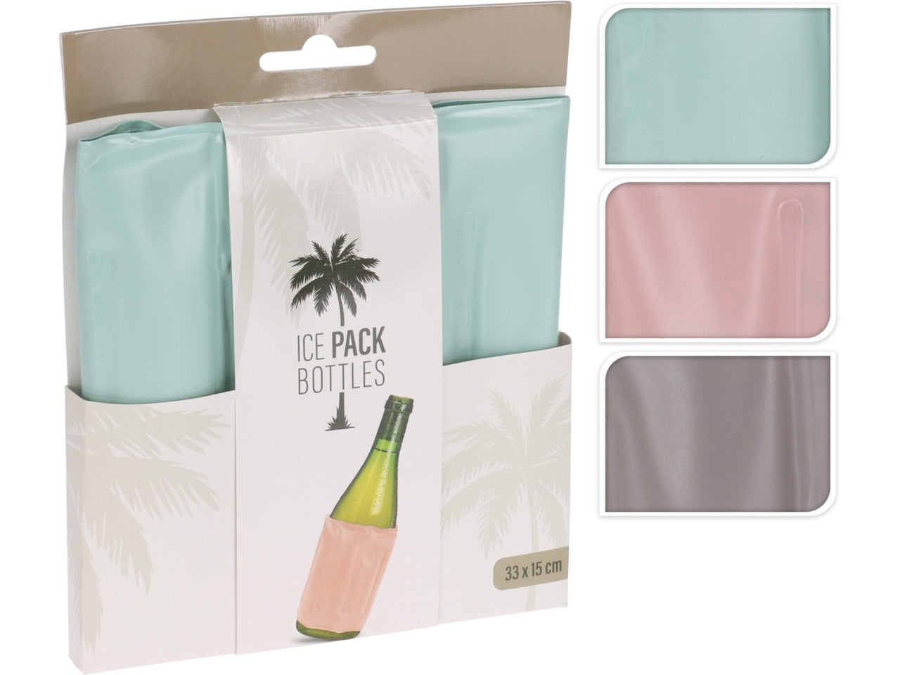 Refrigerante per bottiglia 33x15cm in colori assortiti