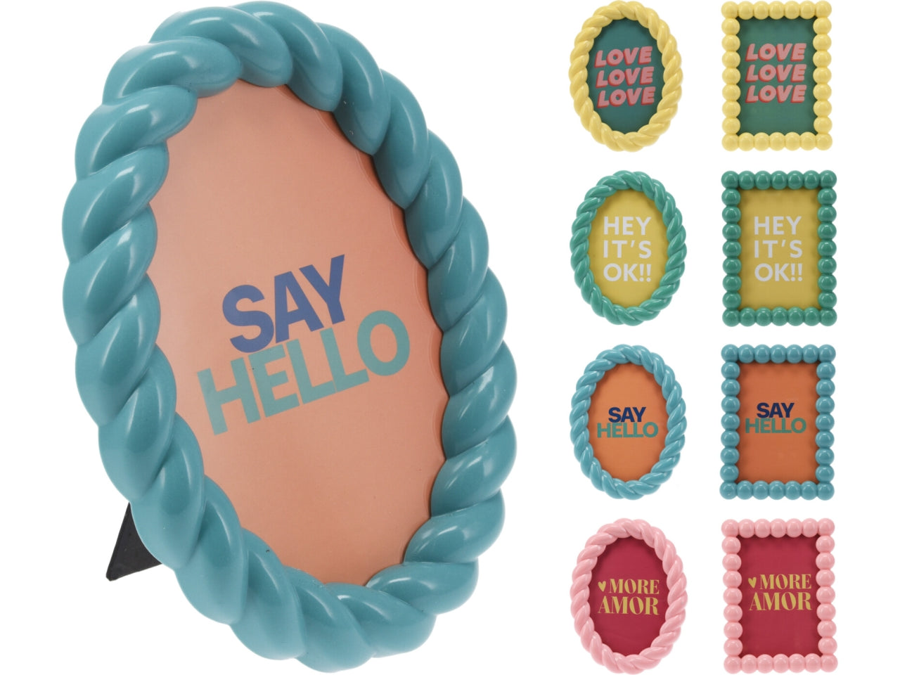 Portafoto 12x17 in colori assortiti