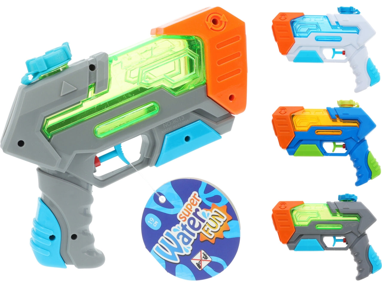 Gioco pistola acqua 19cm in colori assortiti