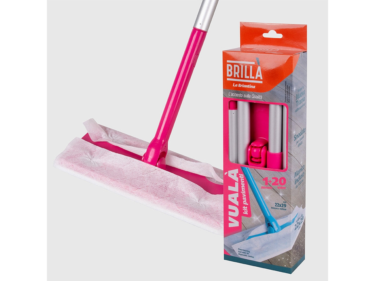 Attrezzo pavimento c/20 panni att00060a