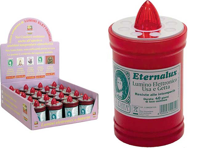 Lumino votivo eternalux 60 giorni lum00610a $