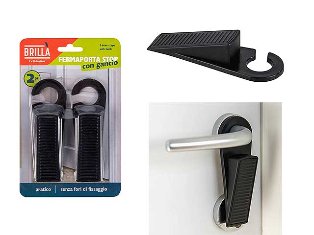 Fermaporta stop 2 pezzi fer06507a