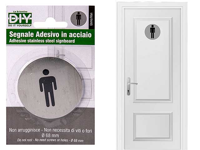 Segnale adesivo uomo seg06565a