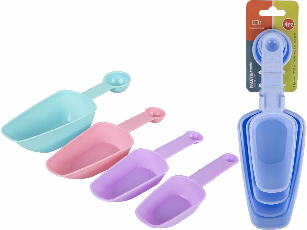 Palette dosatrici da cucina 4 pezzi