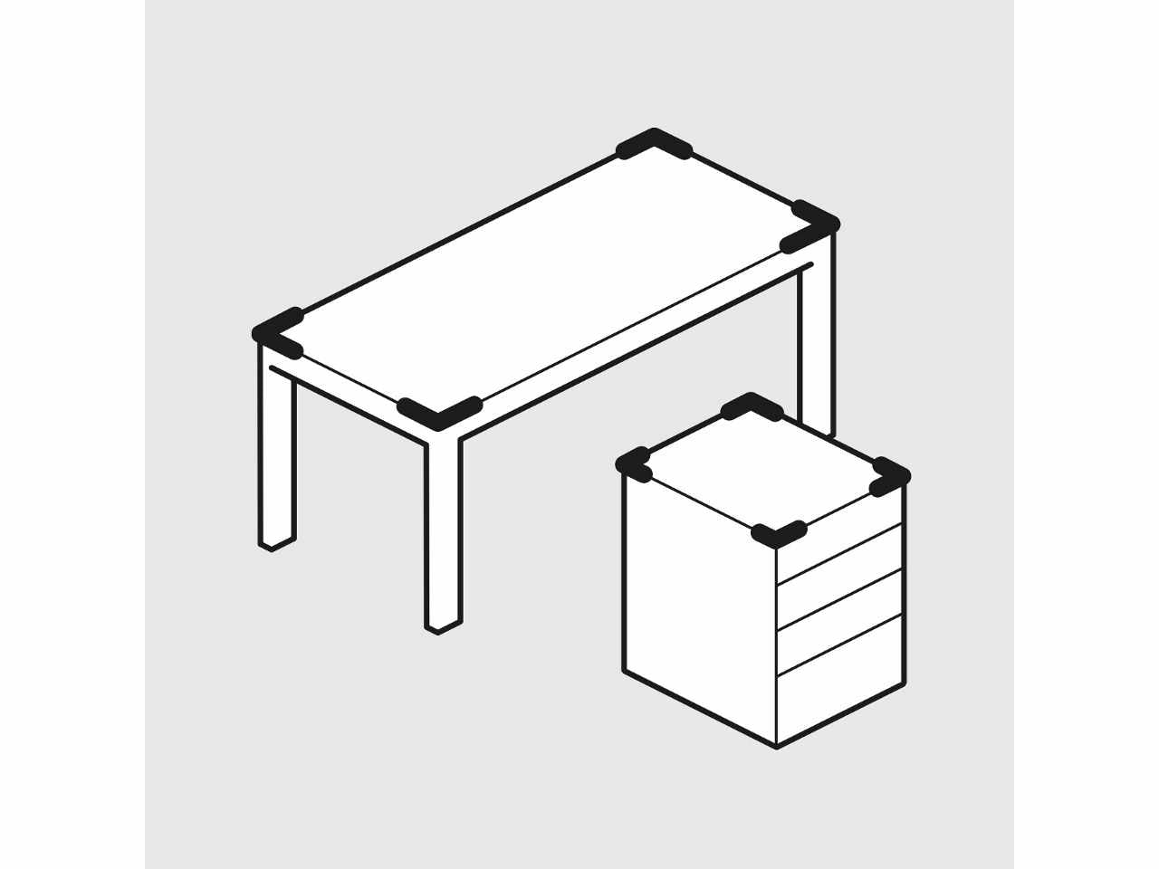Protettori angolari per spigoli 4 pezzi