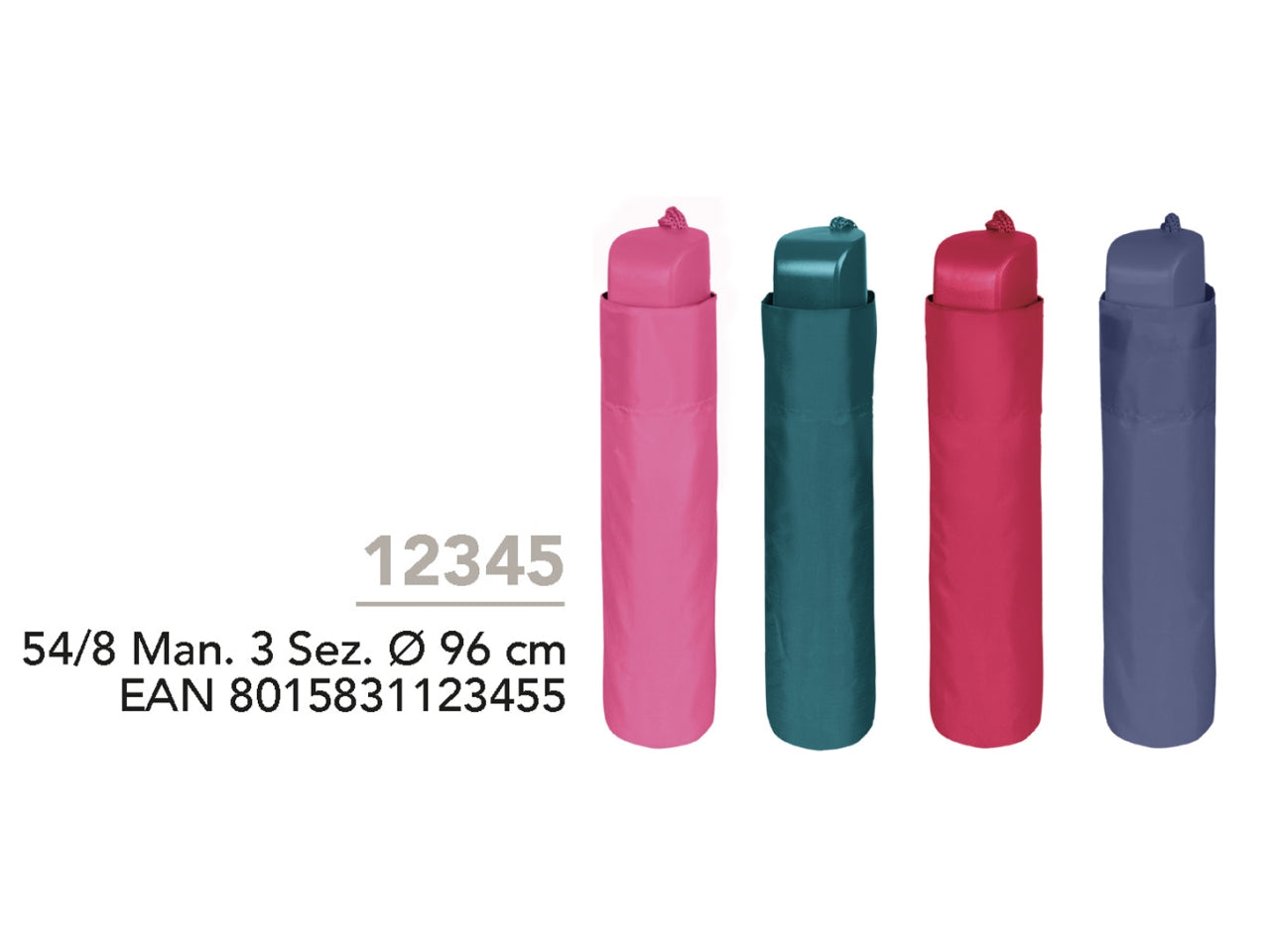 Ombrello mini donna 54cm manuale