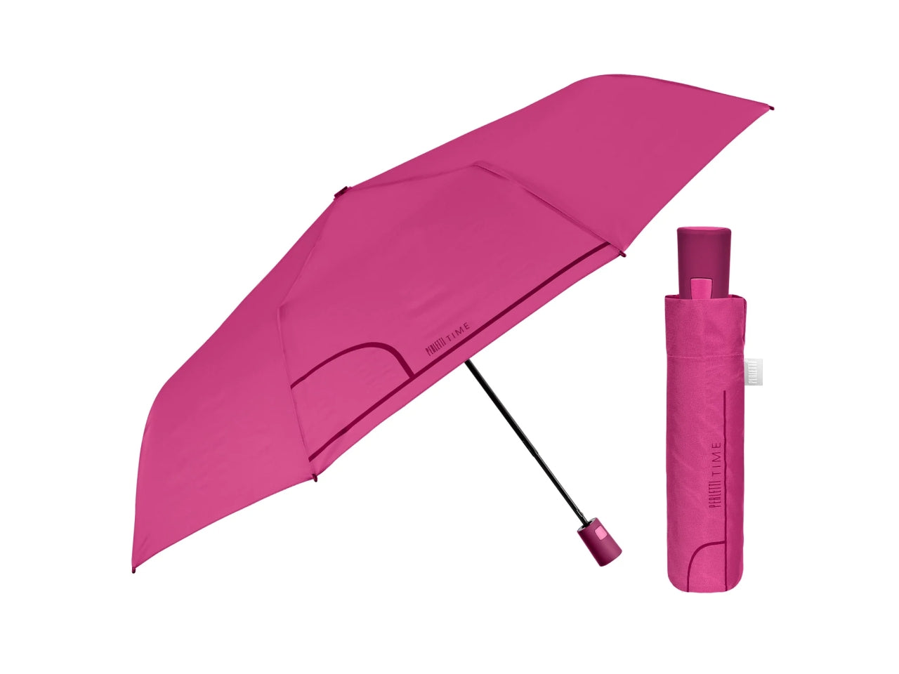 Ombrello da donna mini con apertura automatica in 6 colori assortiti tinta unita - Perletti