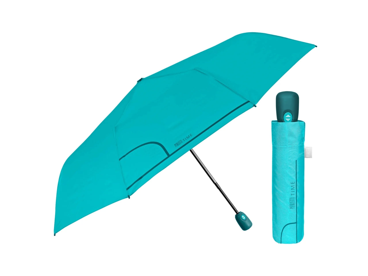 Ombrello da donna mini con apertura automatica in 6 colori assortiti tinta unita - Perletti