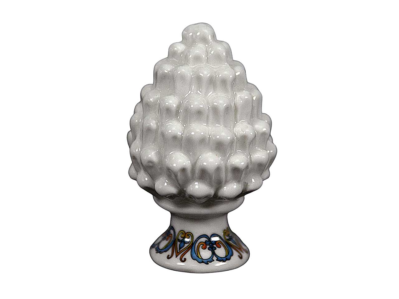 Dec.pigna porcellana 4,5x4,5x7cm l2147