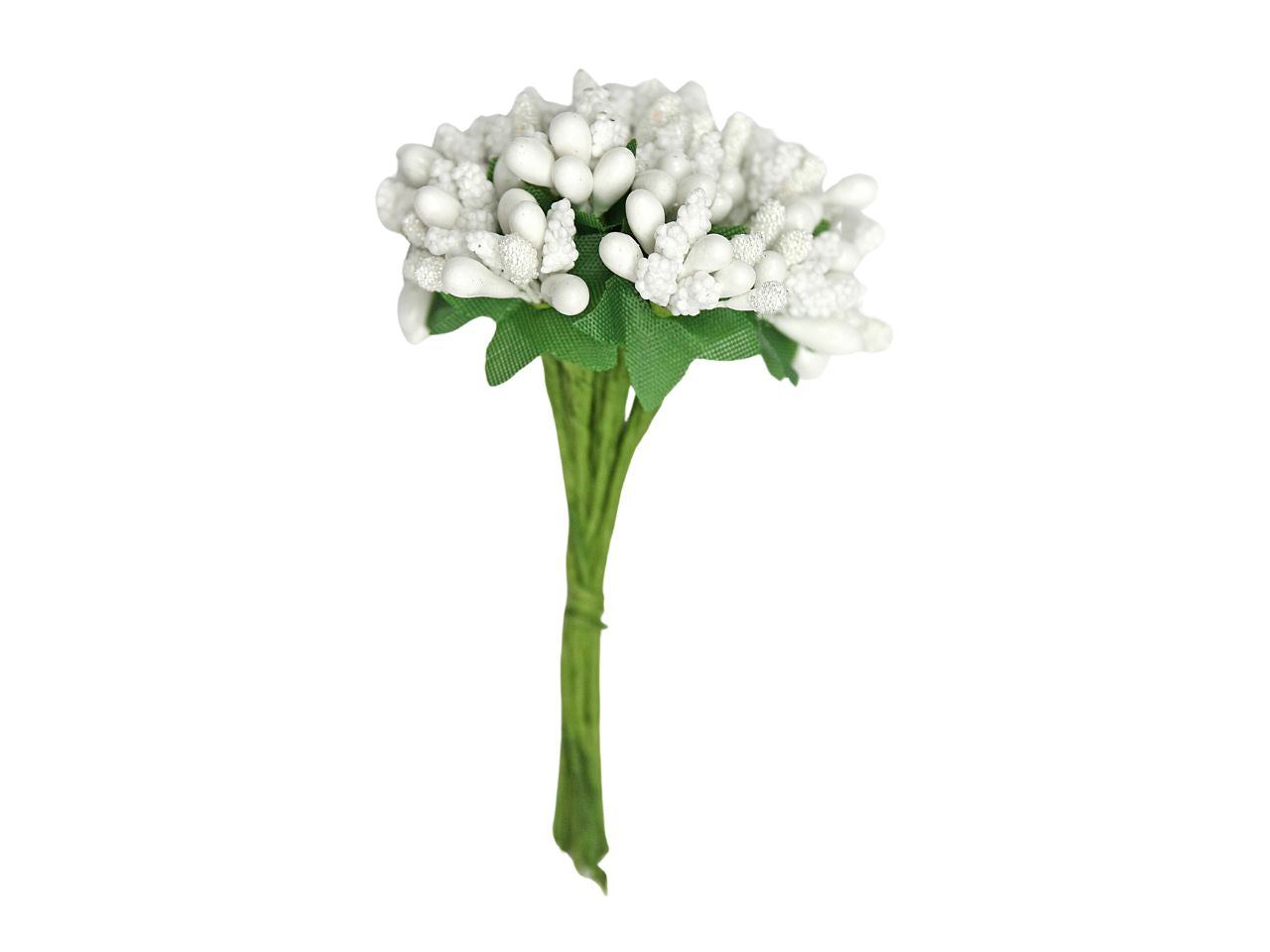 Mini berry shiny colore bianco 144 pezzi