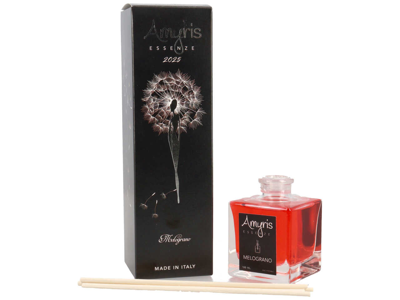 Diffusore con bacchette melograno 100ml