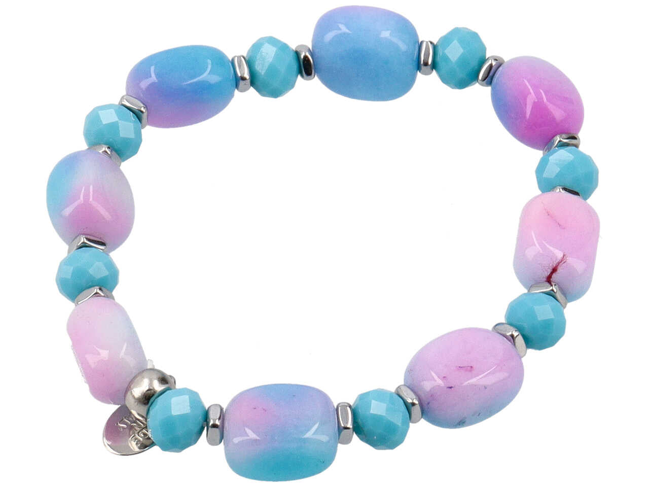 Bracciale pietra + cristallo b 22041