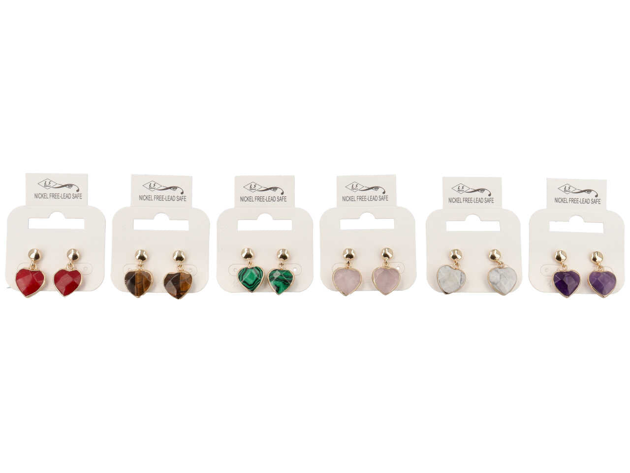 Orecchini in metallo piu' pietra