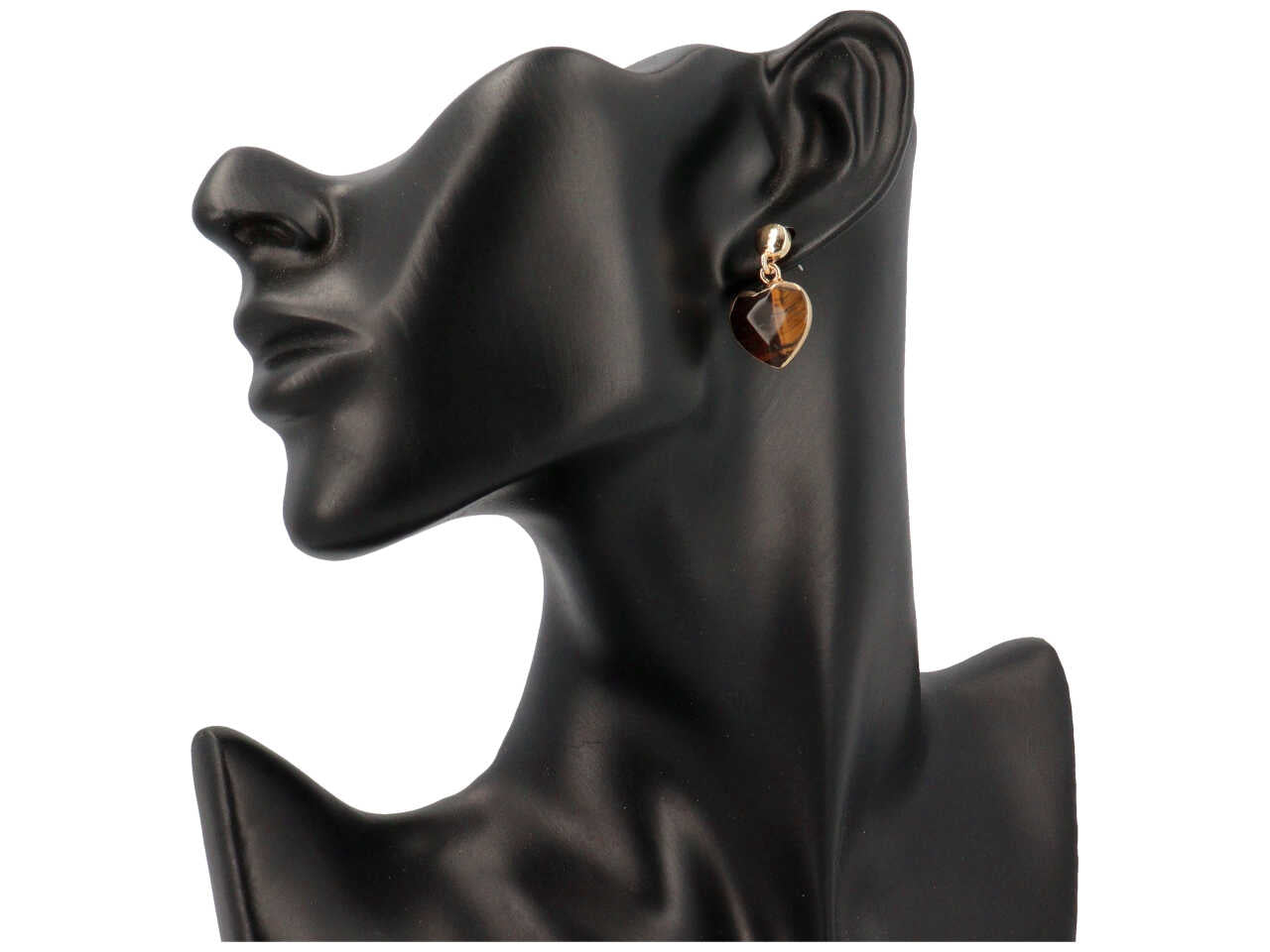 Orecchini in metallo piu' pietra