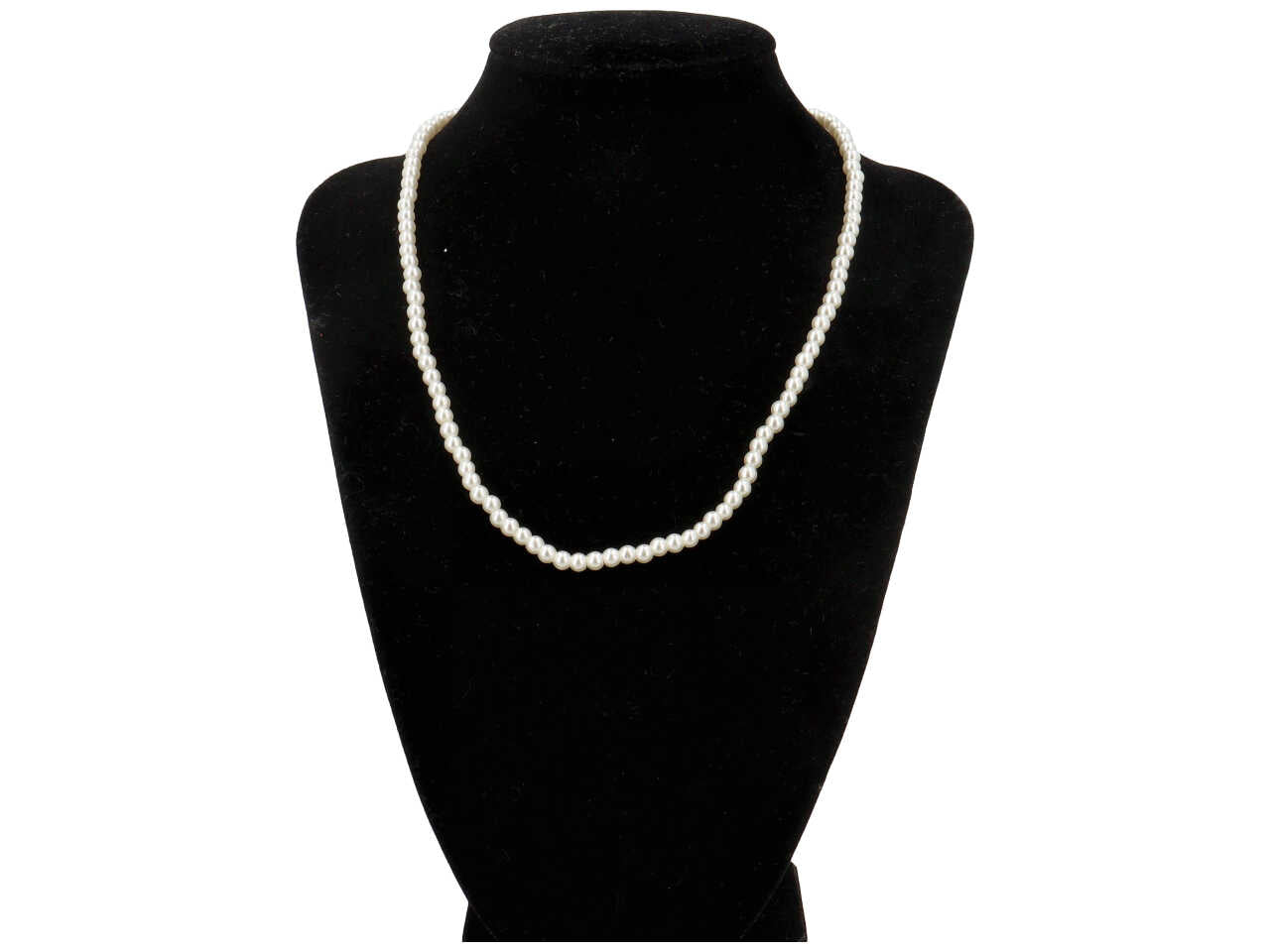 Collana perla con chiusura metallo