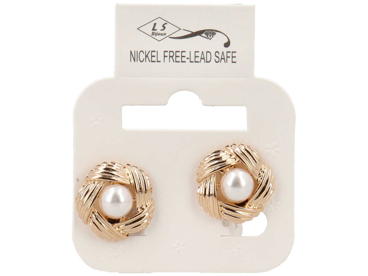 Orecchini in lega di zinco e acrilico