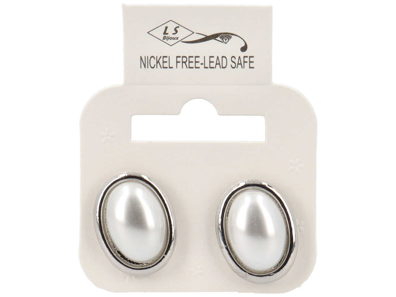 Orecchini in lega di zinco e acrilico