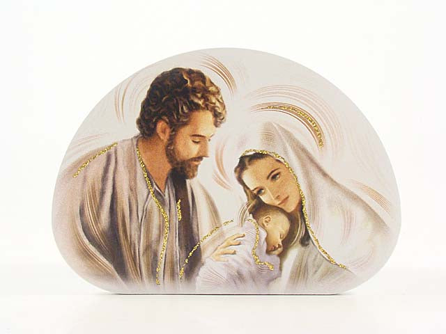 Memory light 15x21cm nativity brown