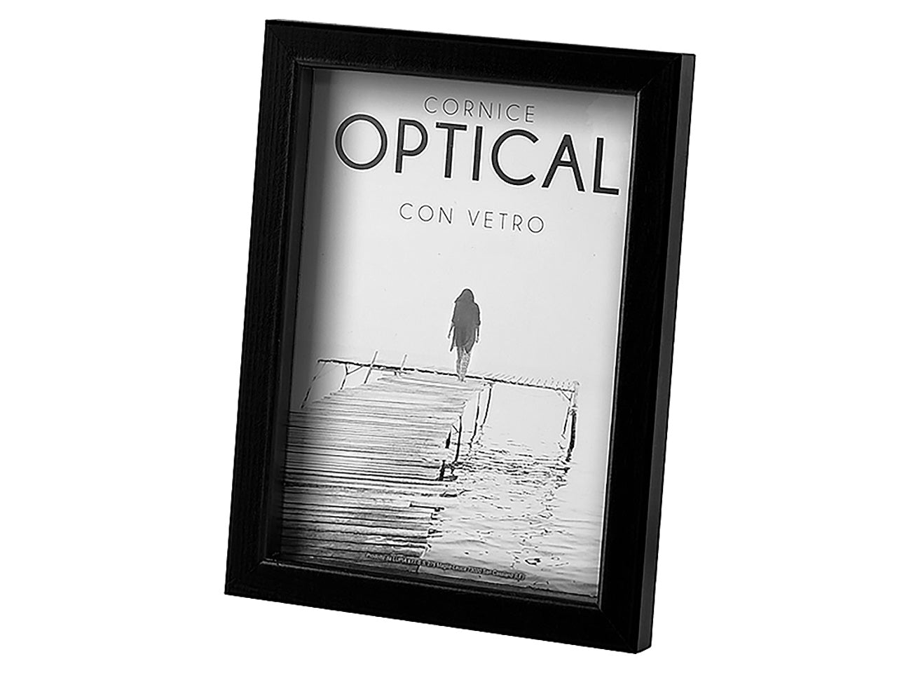 Cornice optical 60x80cm nero crilex