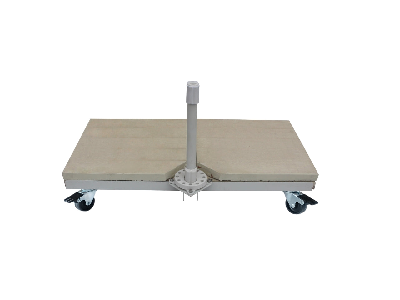 Ombrellone a palo laterale alluminio trend ice 200x200/4 bianco