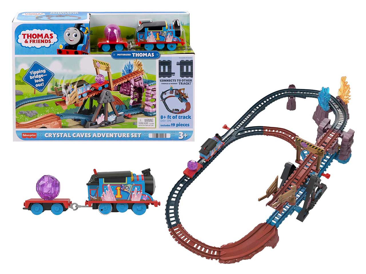 Thomasfriends set avventure grotte di cristallo