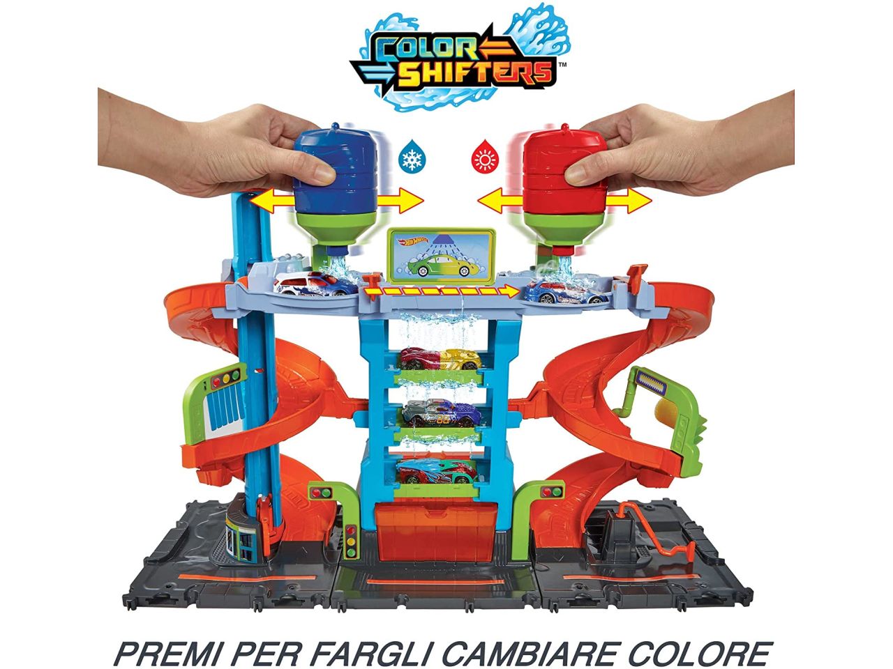 Hot wheels city mega torre autolavaggio