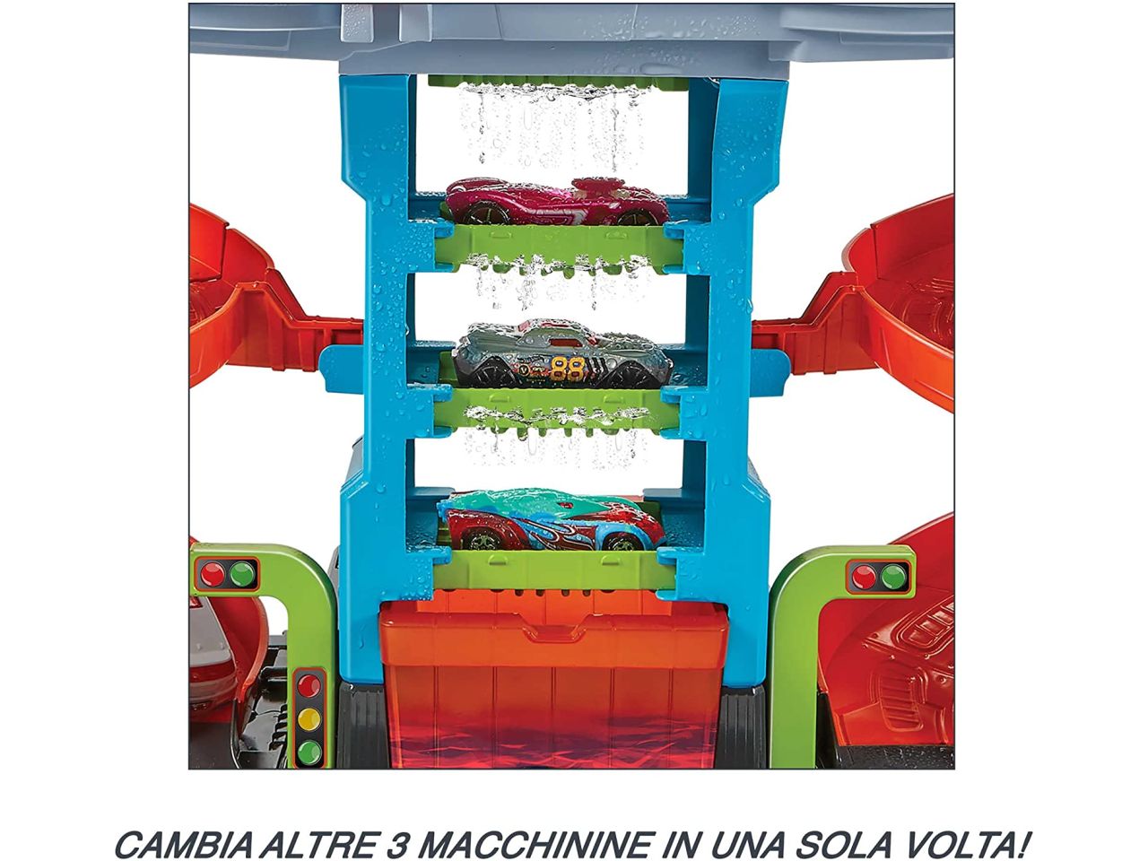 Hot wheels city mega torre autolavaggio