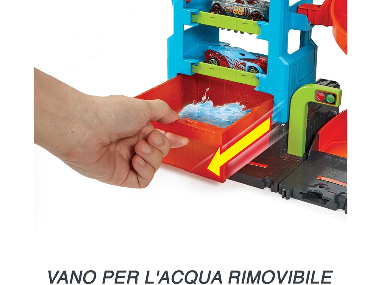Hot wheels city mega torre autolavaggio