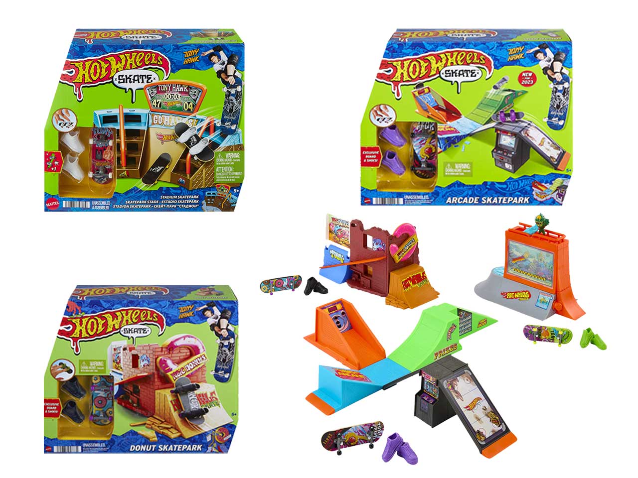 Mattel hot wheels skate set acrobazie