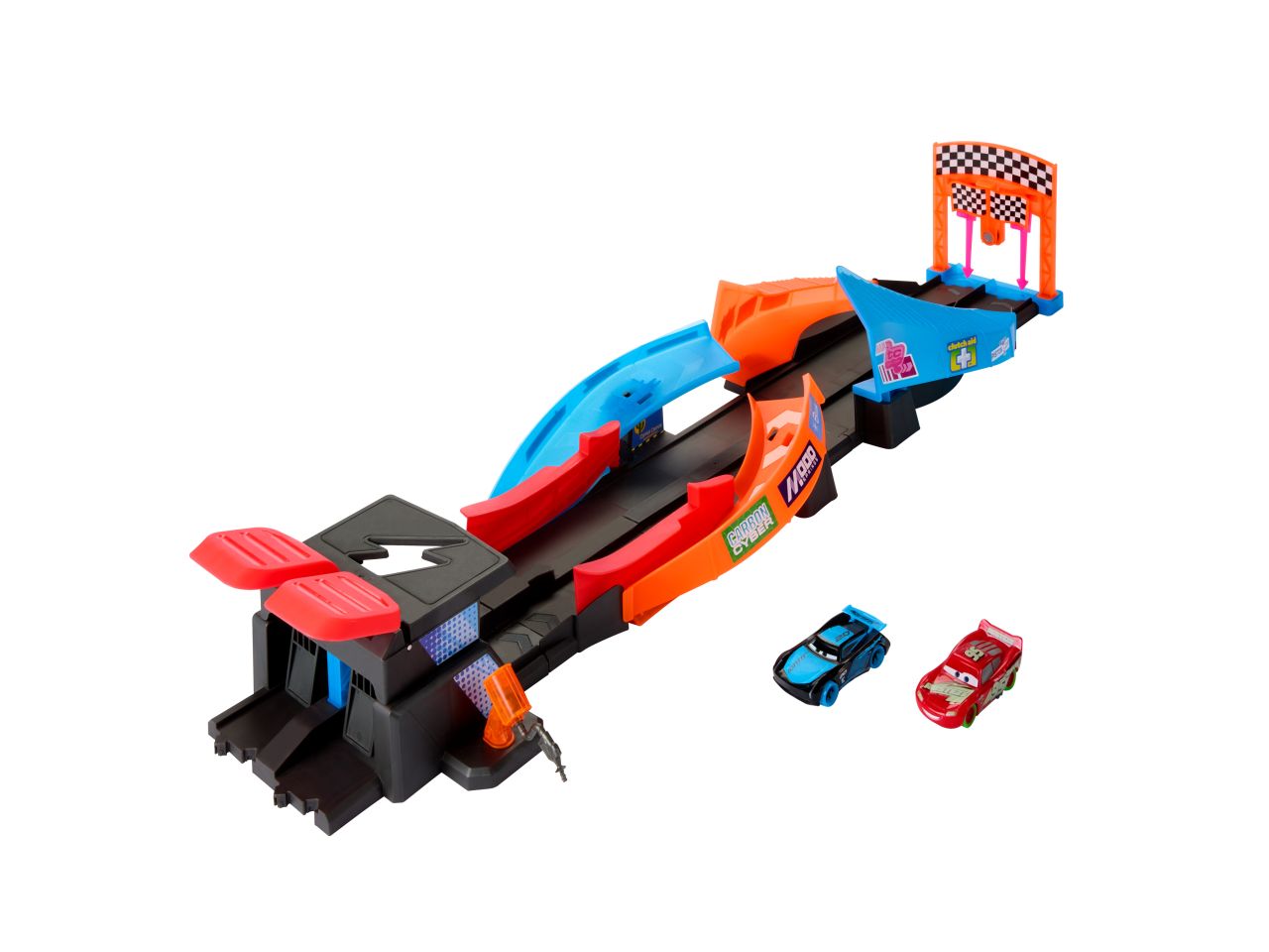 Cars pista fluo incrociata