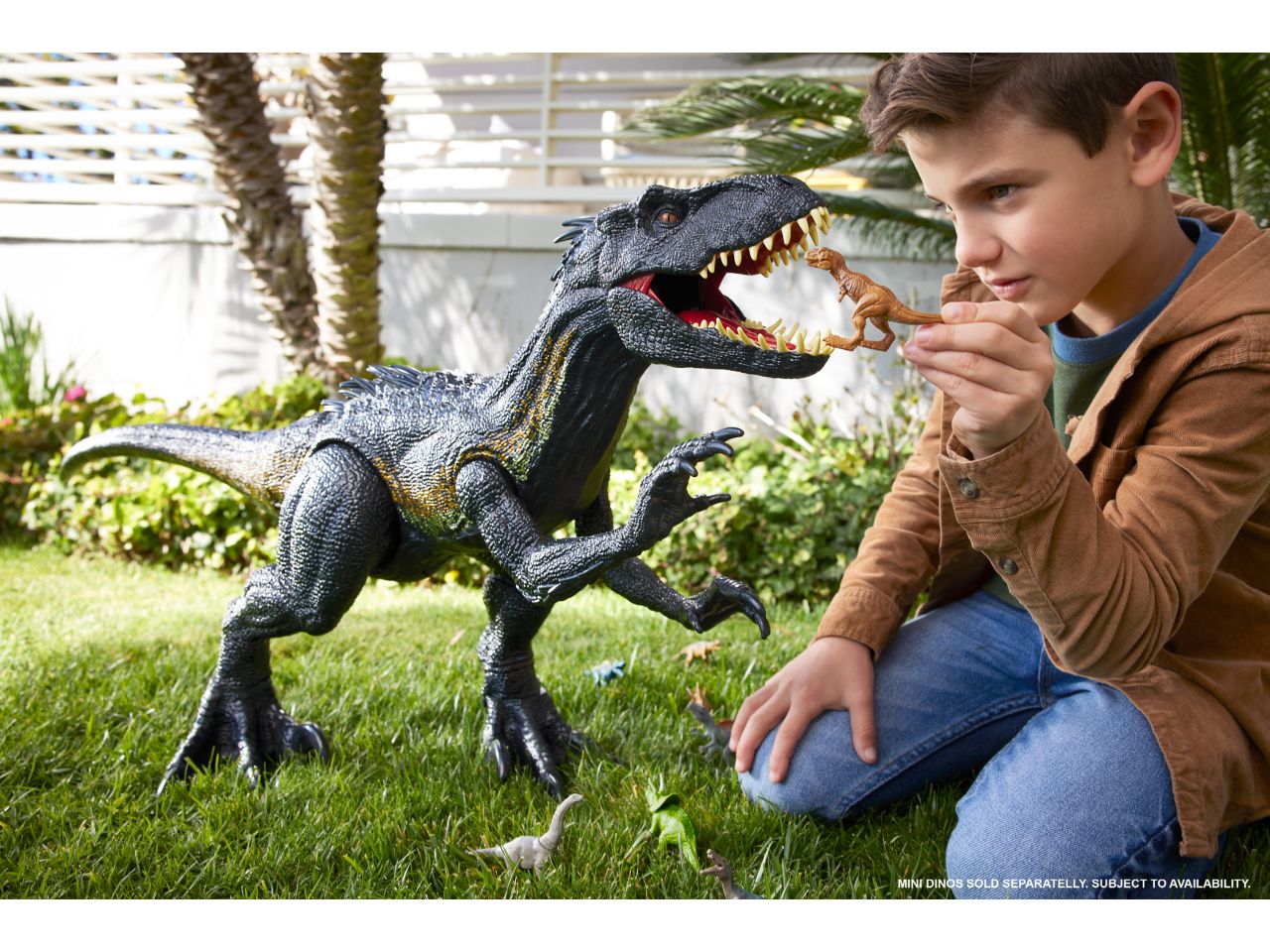 Mattel jurassic world indoraptor super colossale lungo 1mt