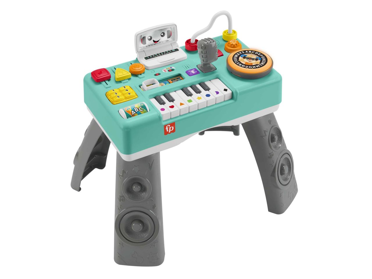 Mattel fisher-price tavolino dj musica & remix