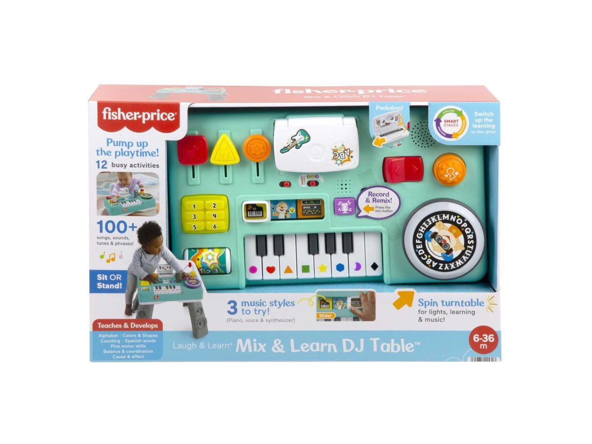 Fisher-price tavolino dj musica